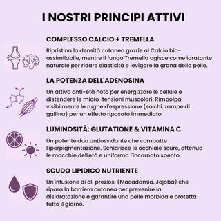 Idro-Tensore – Riempie le rughe, Lifta i tratti & Illumina l'incarnato