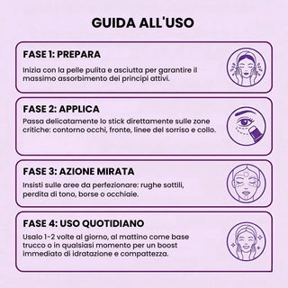 Idro-Tensore – Riempie le rughe, Lifta i tratti & Illumina l'incarnato