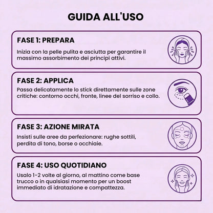 Idro-Tensore – Riempie le rughe, Lifta i tratti & Illumina l'incarnato