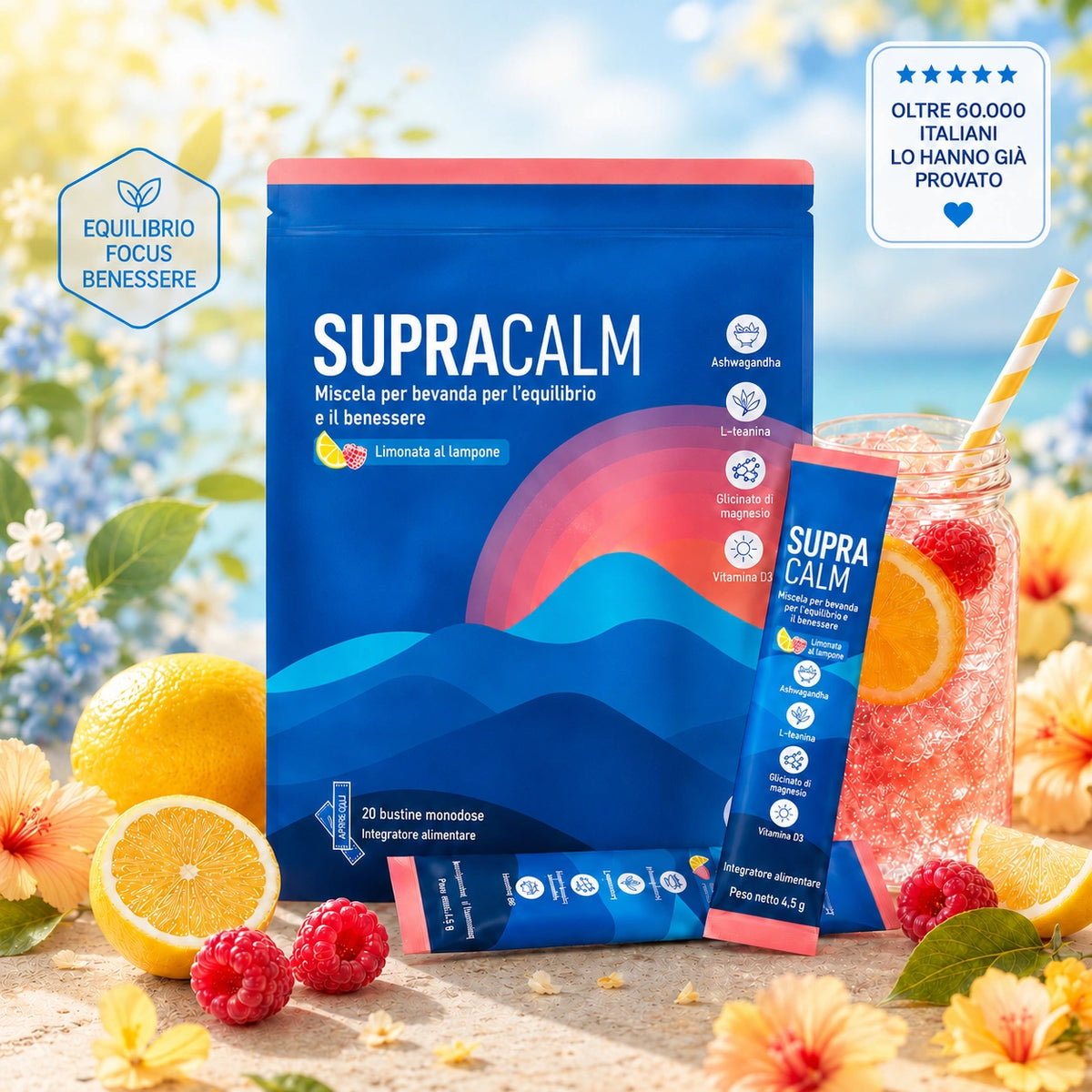 SupraCalm - Abbassa il Cortisolo, Sgonfia il Ventre & Ritrovi il Sonno