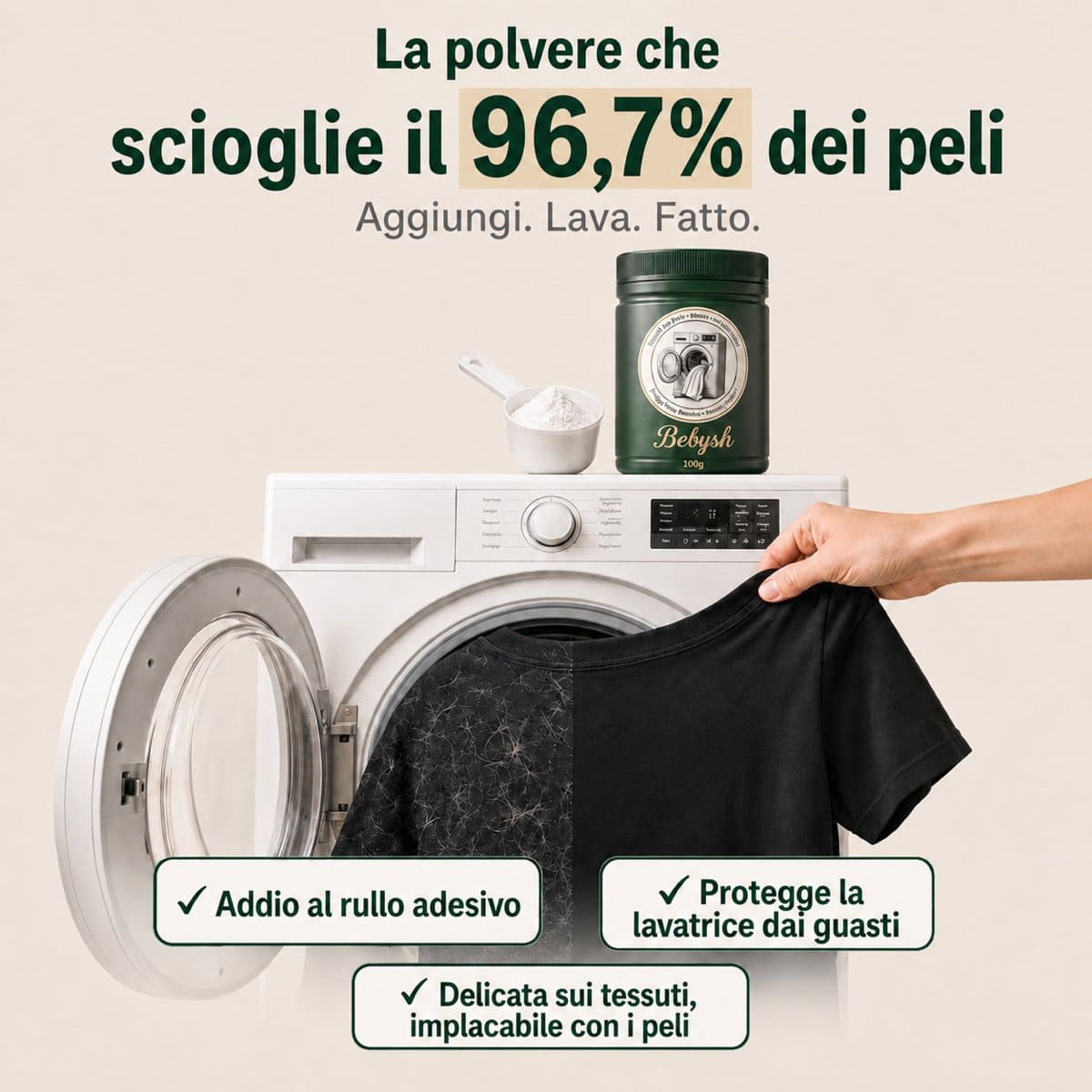 Bebysh – Polvere antipelo per lavatrice