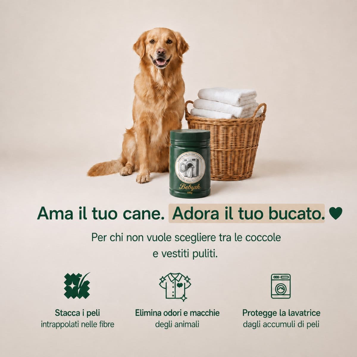 Bebysh – Polvere antipelo per lavatrice